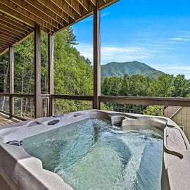 Revetta Retreat's Bubbling Hot Tub