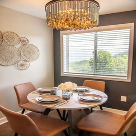 Adventure Lodge's inviting dining area