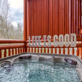 Eat, Drink and Be Beary's bubbling hot tub