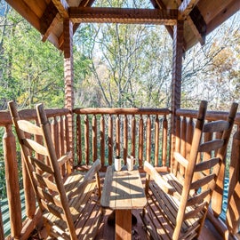 Living Waters Lodge's relaxing decks