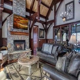 Pool on Summit Point's cozy living area