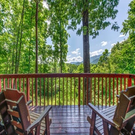 Three Little Bears' relaxing decks with views