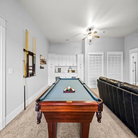 Bear Creek Property's pool table