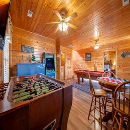 Mountain Estate's Main House game room