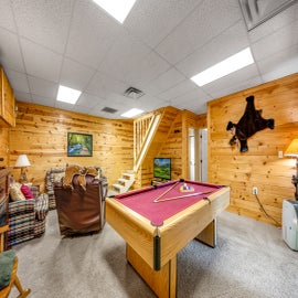 Lumber Jack Lodge's game room