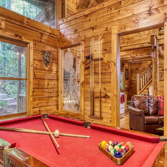 Timber Wolf's pool table