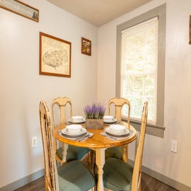 Coffee Cottage's inviting dining area