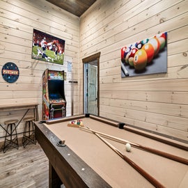 Rocky Top Plunge's game room