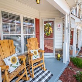 Honey Bee Mine Townhouse's relaxing porch