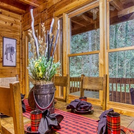 Timber Wolf's inviting dining area