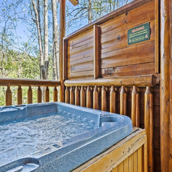 Good Times' private hot tub