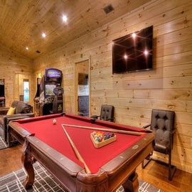 Legacy Lodge's fun game room