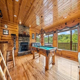 Away in the Mountains' fun game room