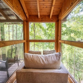 Manna's sun room nook