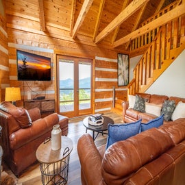 Big Bear Lodge's cozy living area