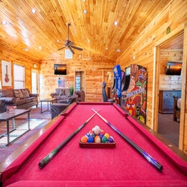 Legacy Lodge's fun game room