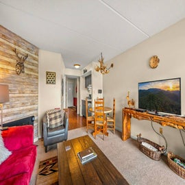 Heart of Gatlinburg's cozy living area