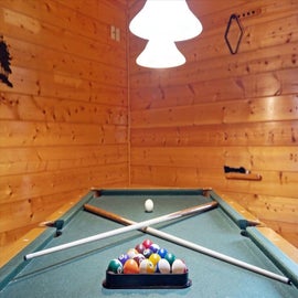 Smokies Outlook's pool table