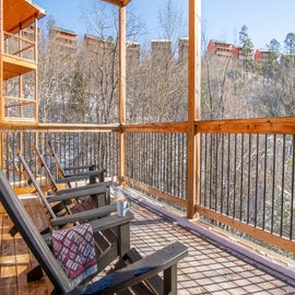 Smoky Ridge Retreat's relaxing deck