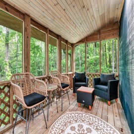 Hillside Retreat's relaxing deck