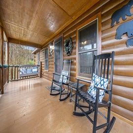 Bear Crossing's spacious deck