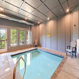 Misty Shadows' private heated indoor pool