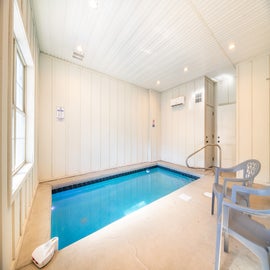 Smoky Ridge Retreat's private heated indoor pool