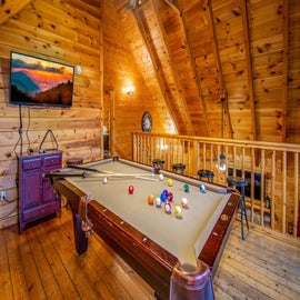 Kick Back Shack's pool table