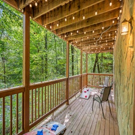 Spruce Ridge's relaxing deck