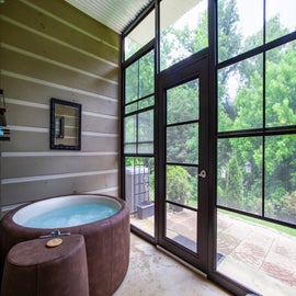 Cades Cove Paradise's bubbling SoftTub spa