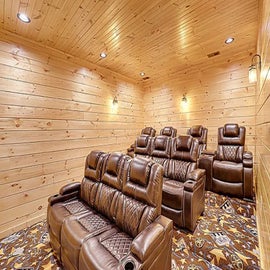 Legacy Lodge's theater room