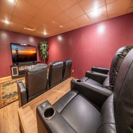 Awesome Endeavor's theater room