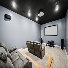 Bear Creek Property's movie room