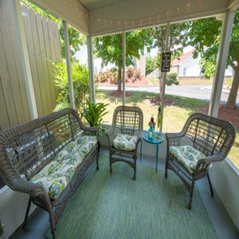 The Green Apple Townhouse's relaxing seating area