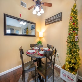 Smoky Mountain Condo's inviting dining area