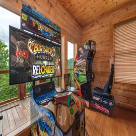 One of Splash Mountain's game rooms