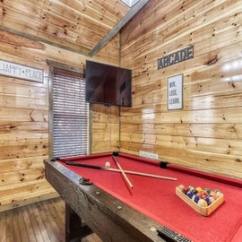 Cub Creek's pool table