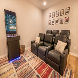 Serenity Awaits' theater room