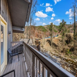 On the River's deck view