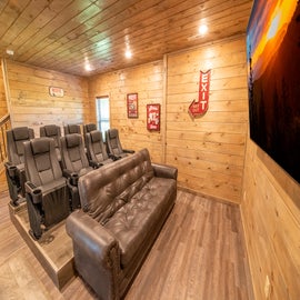 Amazing Grace's theater room