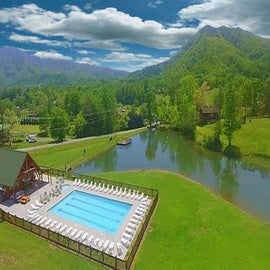 Mountain Charm's inviting community pool