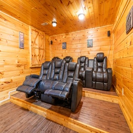 Cozy Bear's theater room