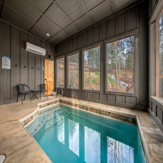 Calling Mountains' refreshing indoor pool